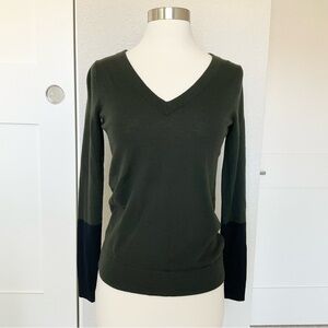 Club Monaco Moss Green Wool Sweater